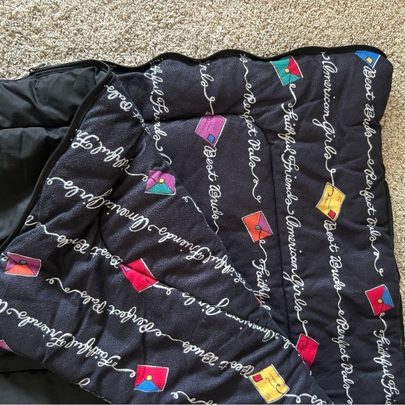 American Girl Black Sleeping Bag Set - Picture 6 of 6